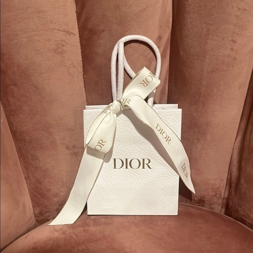Dior White Luxury Women's shopping Bag size Small